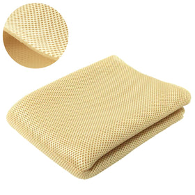 WAYBER yellow speaker grill cloth front view shows durable dustproof mesh