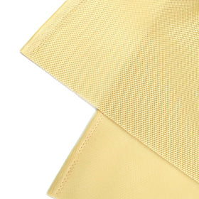 WAYBER yellow speaker grill fabric on cabinet-ready look