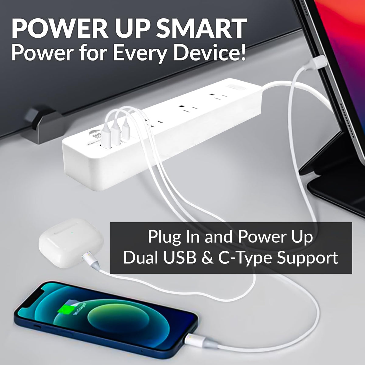 WBM SMART next to ruler to show compact size and space-saving design