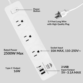 WBM SMART surge protection label and ETL mark indicating certified safety