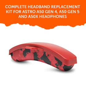 WC BandZ A50 sturdy plastic back maintains shape and durability.