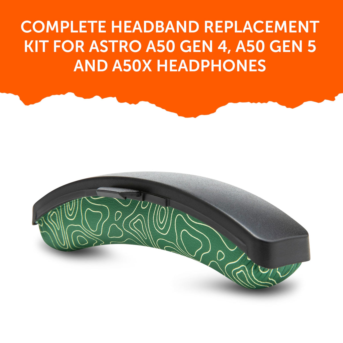 WC headband side profile demonstrating balanced head support