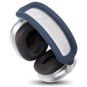 WC BandZ Max blue headband cover during workouts.