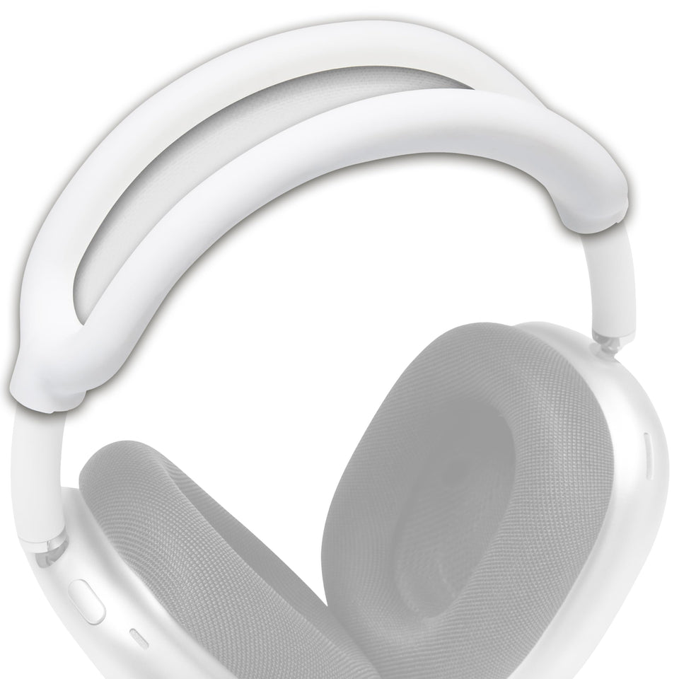 WC BandZ Max silicone headband cover on AirPods Max 1-2 for added protection.