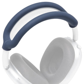 WC BandZ Max blue silicone headband cover, close-up showing protective texture.