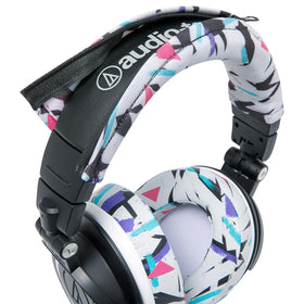 WC BandZ V2 cover on the ATH M50X headband reduces flaking and improves comfort.
