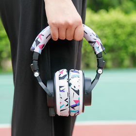 WC BandZ V2 machine-washable cover for ATH M50X headband simplifies cleaning.