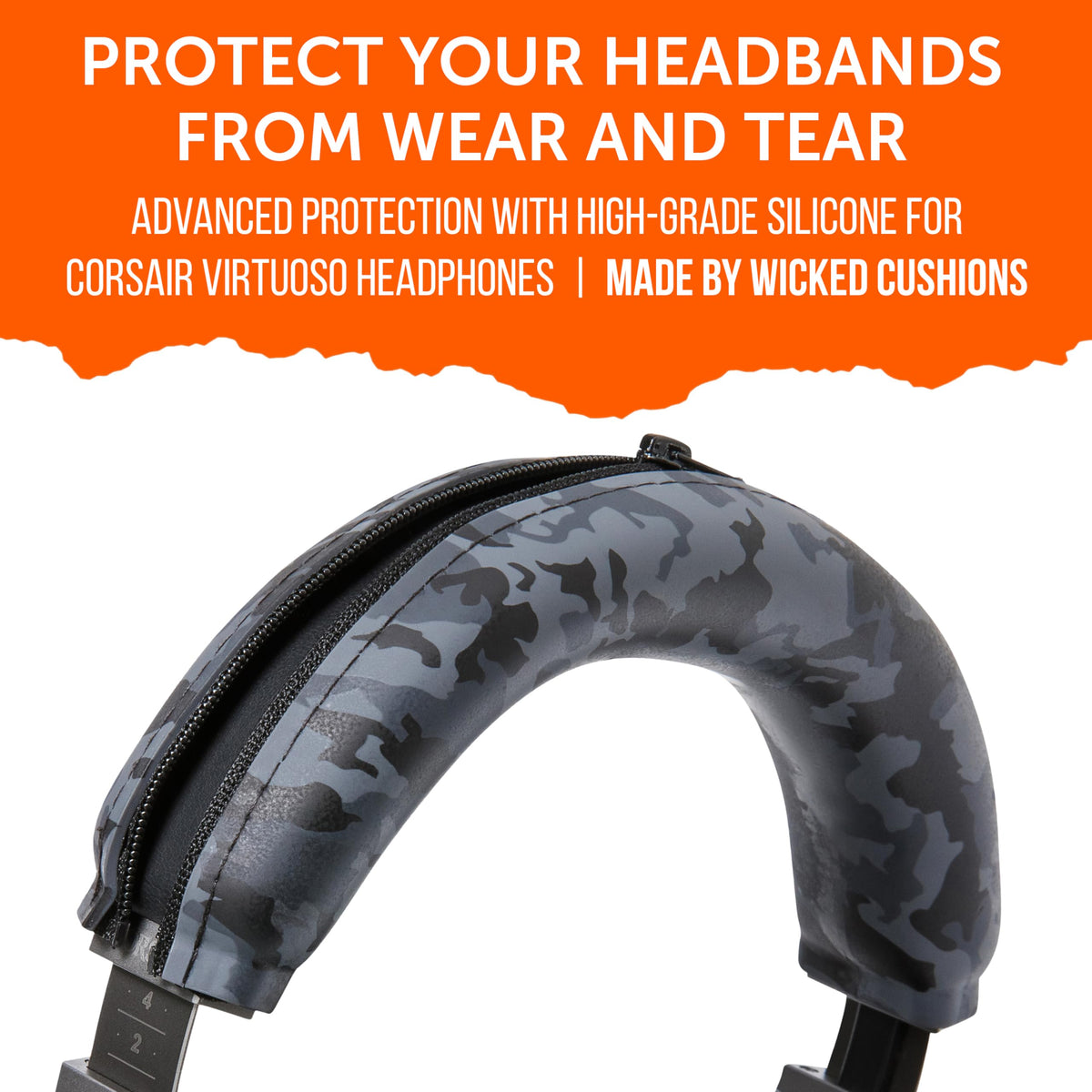 WC BandZ Virtuoso V2 headband installation process shows easy slip-on fit