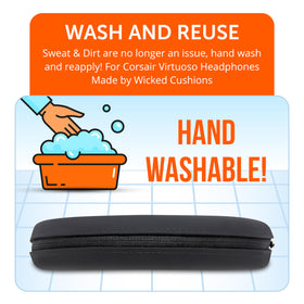 WC BandZ Virtuoso V2 machine washable for easy maintenance.