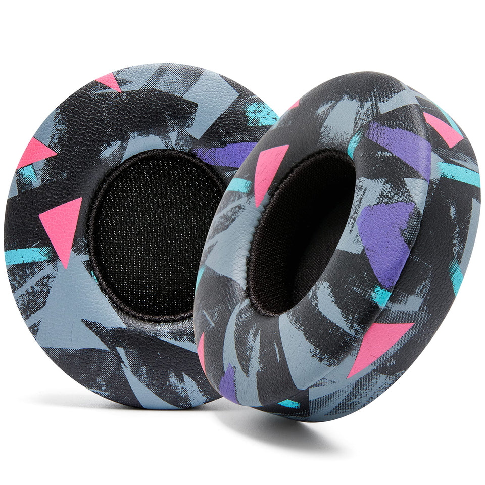 WC replacement earpads front view showing fit and upgraded comfort