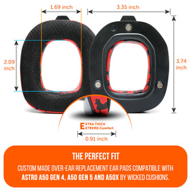 WC earpad edge stitching detail showing reinforced seam for lasting durability