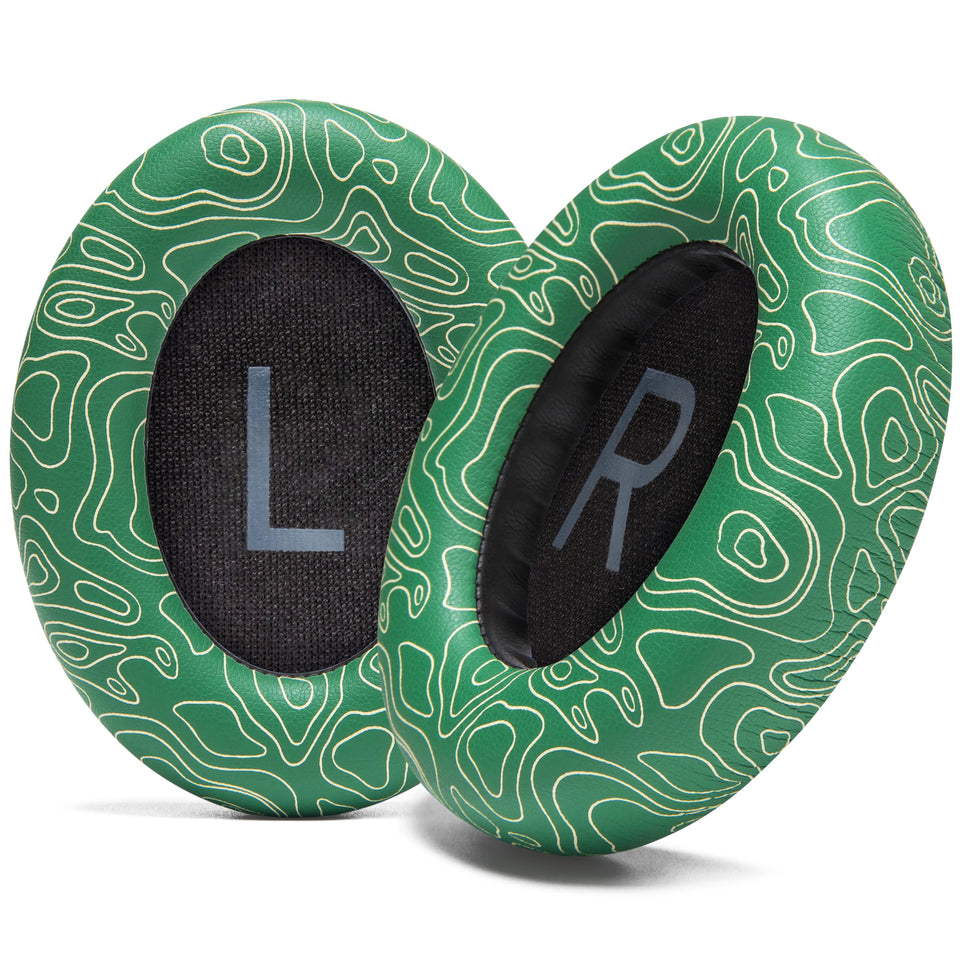 WC Emerald Tide front packaging showing replacement ear pads and benefits