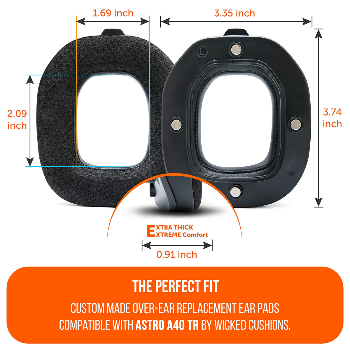Dual-layer cooling gel visible in WC FreeZe A40 TR cushions