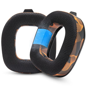 WC FreeZe A50 front view showing new earpads and neat packaging for quick upgrade