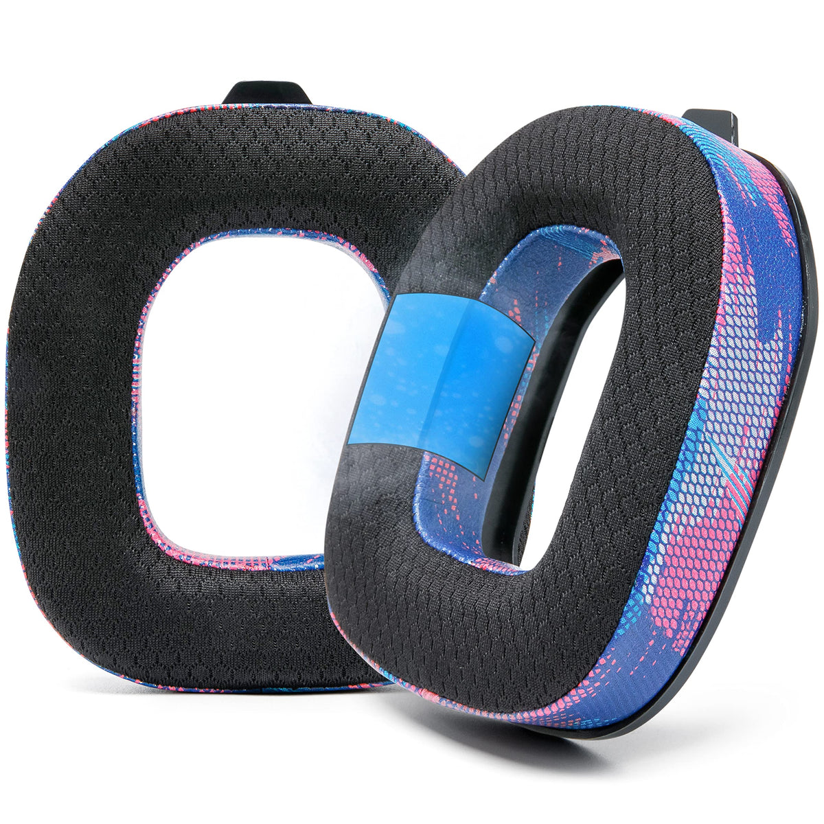 WC front view showing replacement earpads and improved comfort