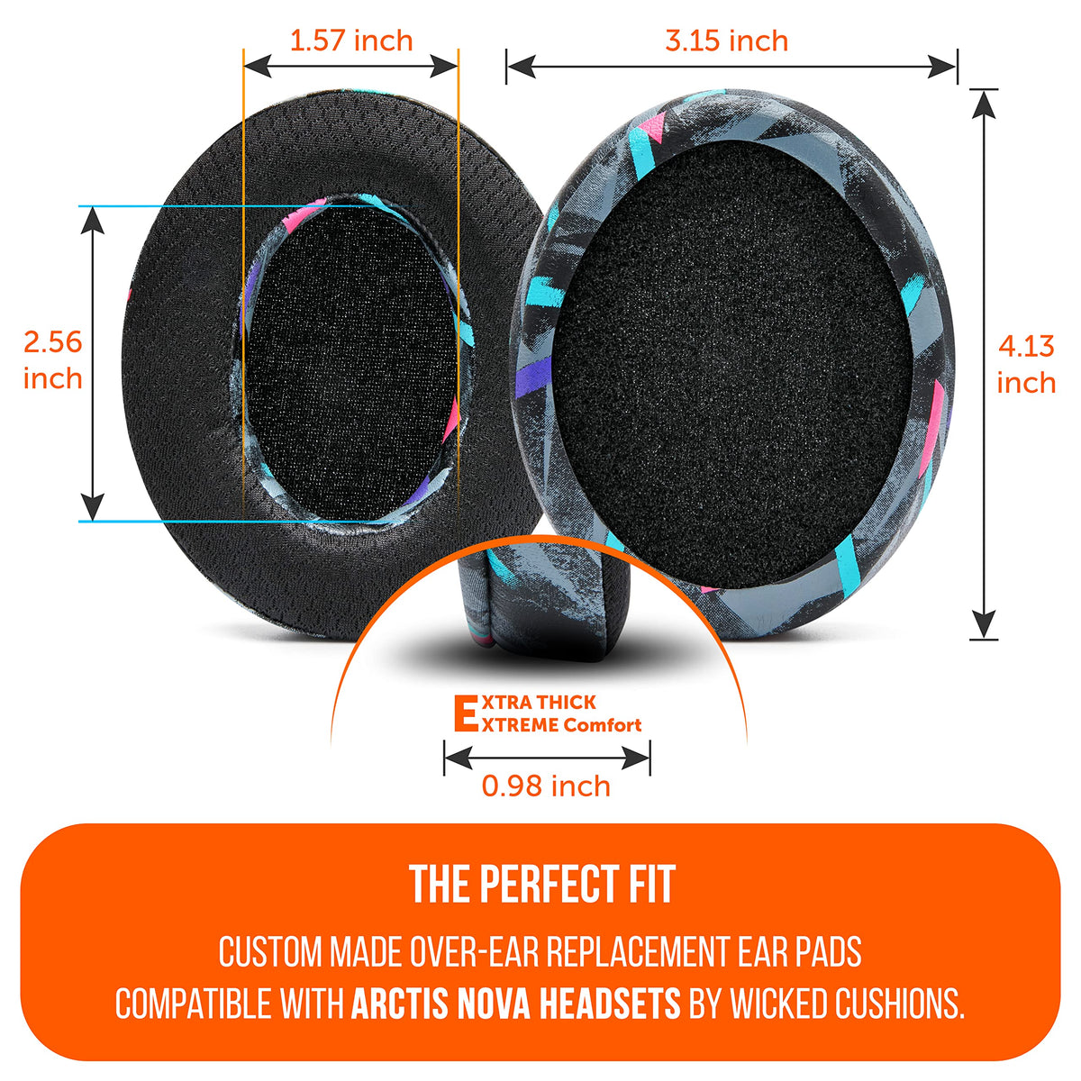 WC FreeZe label and materials showing hybrid gel and foam build