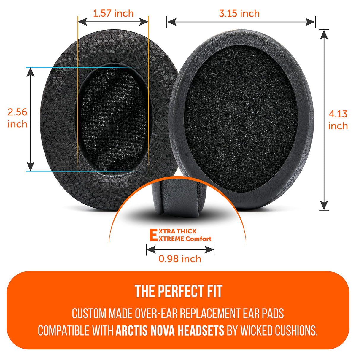 WC FreeZe next to ruler for scale and accurate sizing fit