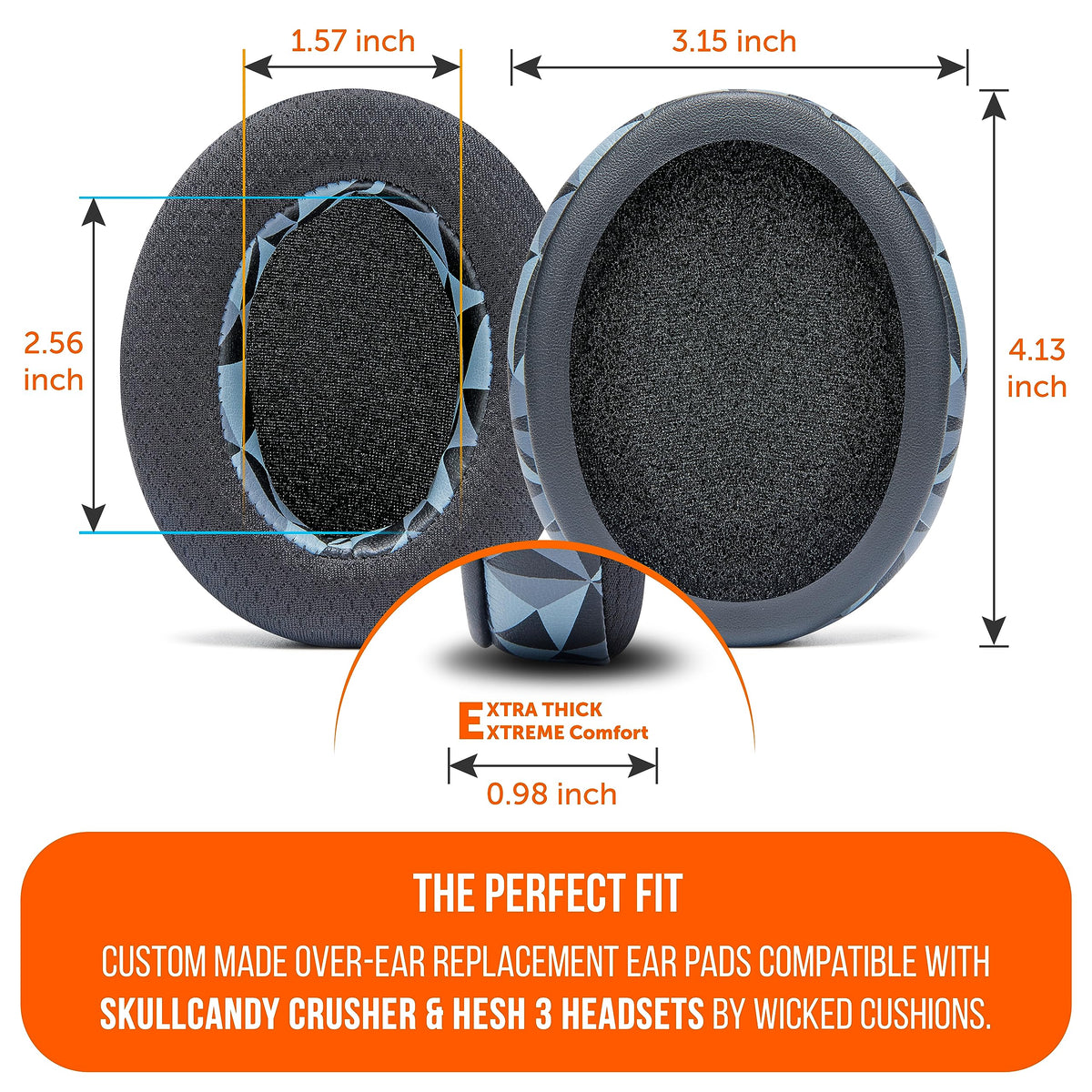 WC FreeZe reinforced stitching and PU leather detail for durability