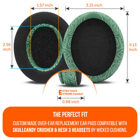 WC FreeZe side profile highlighting extra-thick memory foam comfort