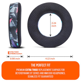 WC Freeze DT1770 earpads delivering a snug, cooler fit
