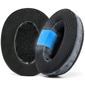 WC cooling gel earpads front packaging shows black camo and key features