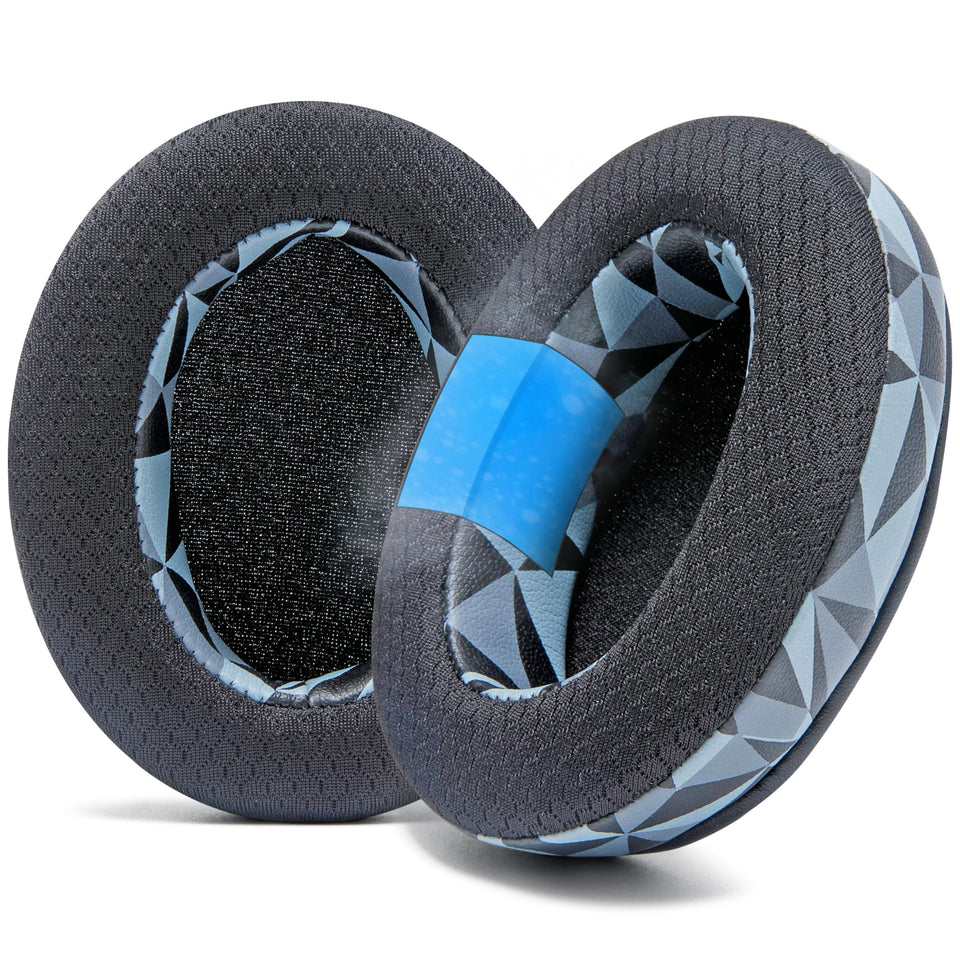 WC Freeze front view showing Geo Grey earpads and improved comfort