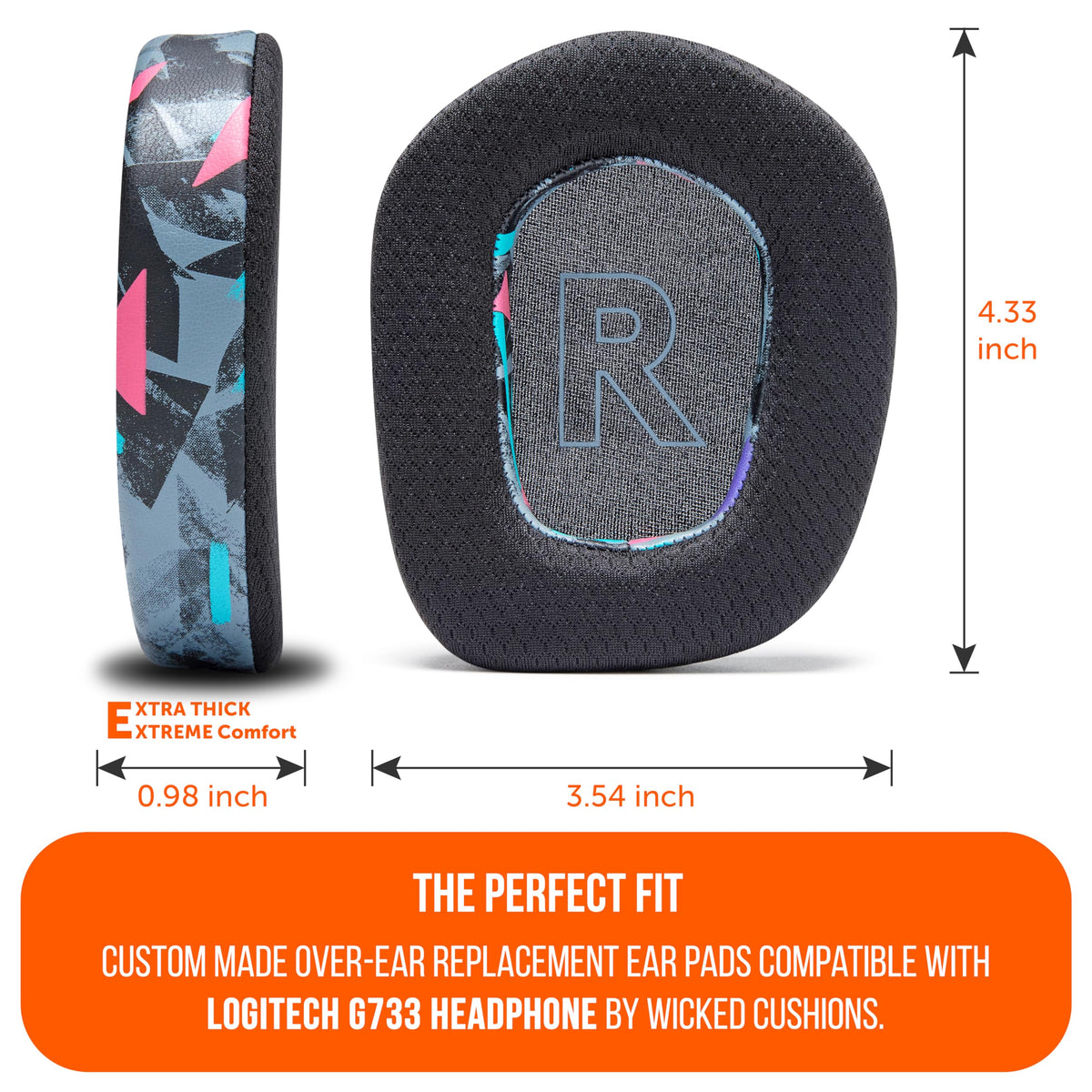WC FreeZe G733 premium materials emphasize durability and comfort