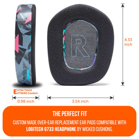 WC FreeZe G733 premium materials emphasize durability and comfort