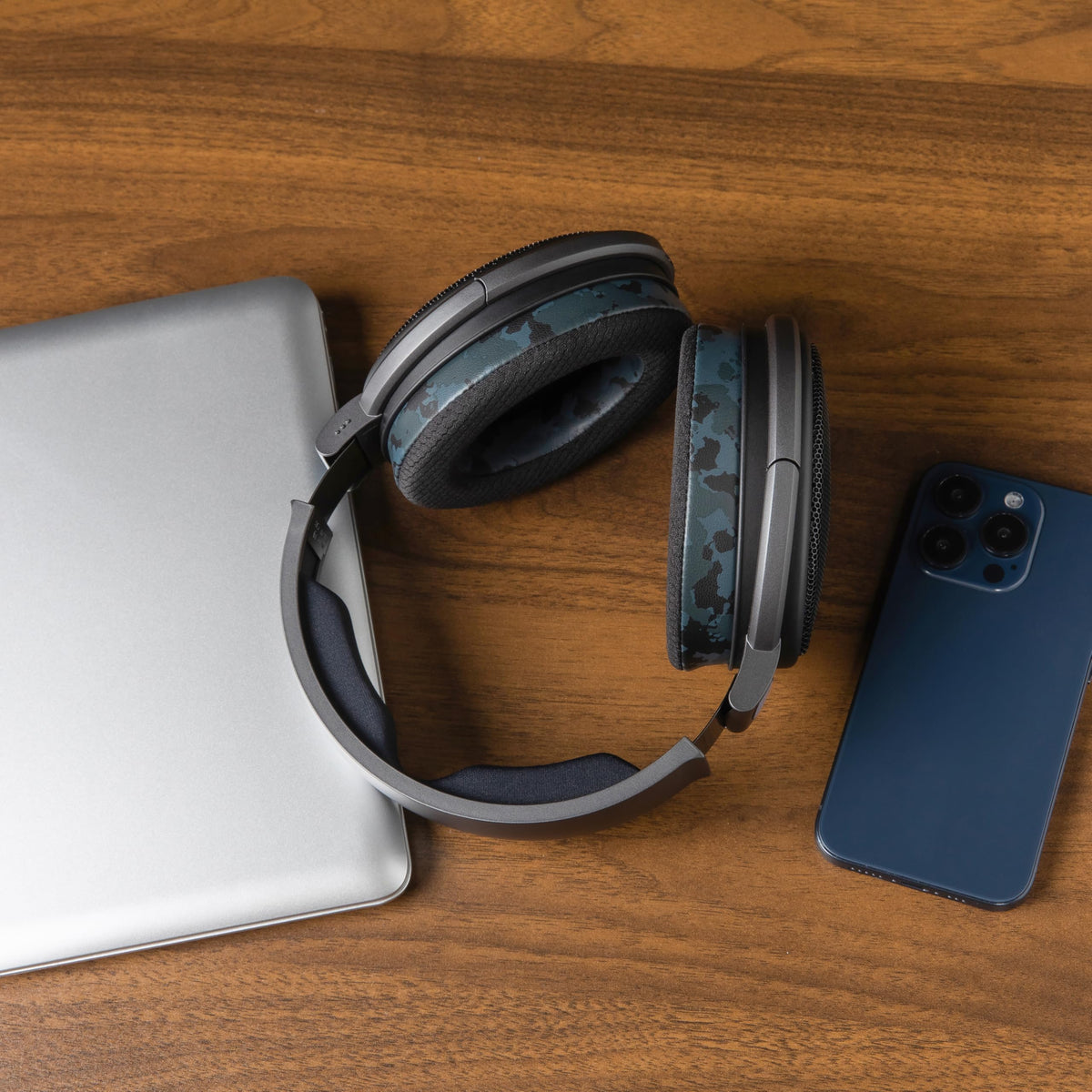 WC installed on HD650 headphones demonstrating restored comfort and seal