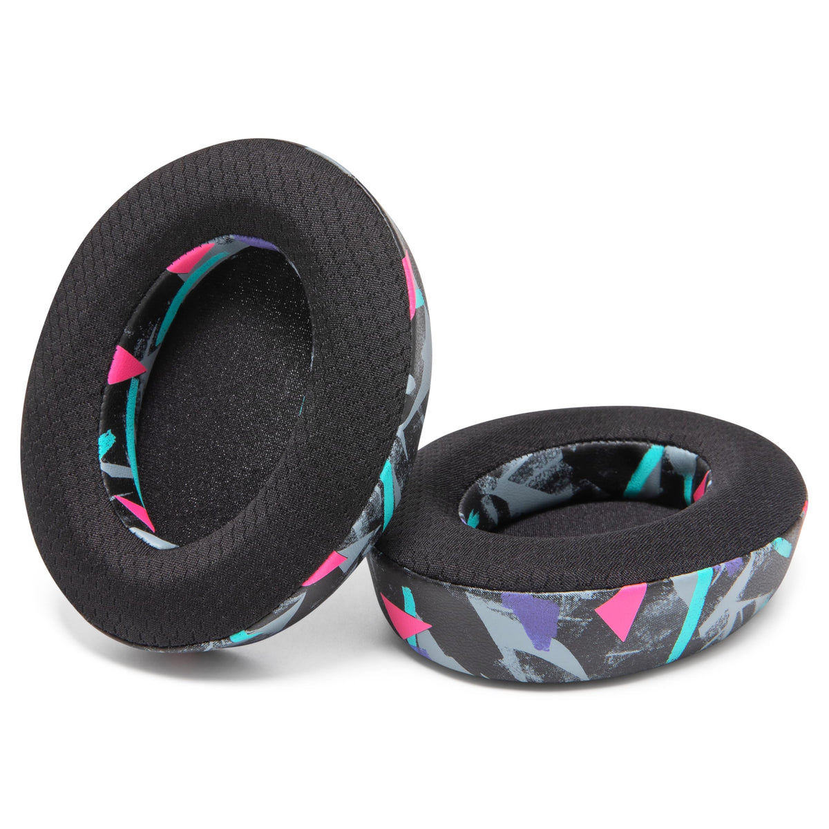 WC earpad next to ruler showing accurate size and compatibility benefit