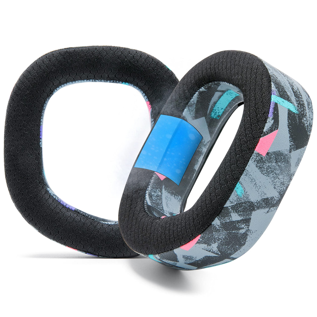 WC FreeZe HS80 ear pads front view with cooling gel layers for Corsair HS80