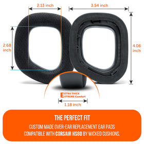 WC FreeFreeze HS80 premium PU leather and sports fabric texture