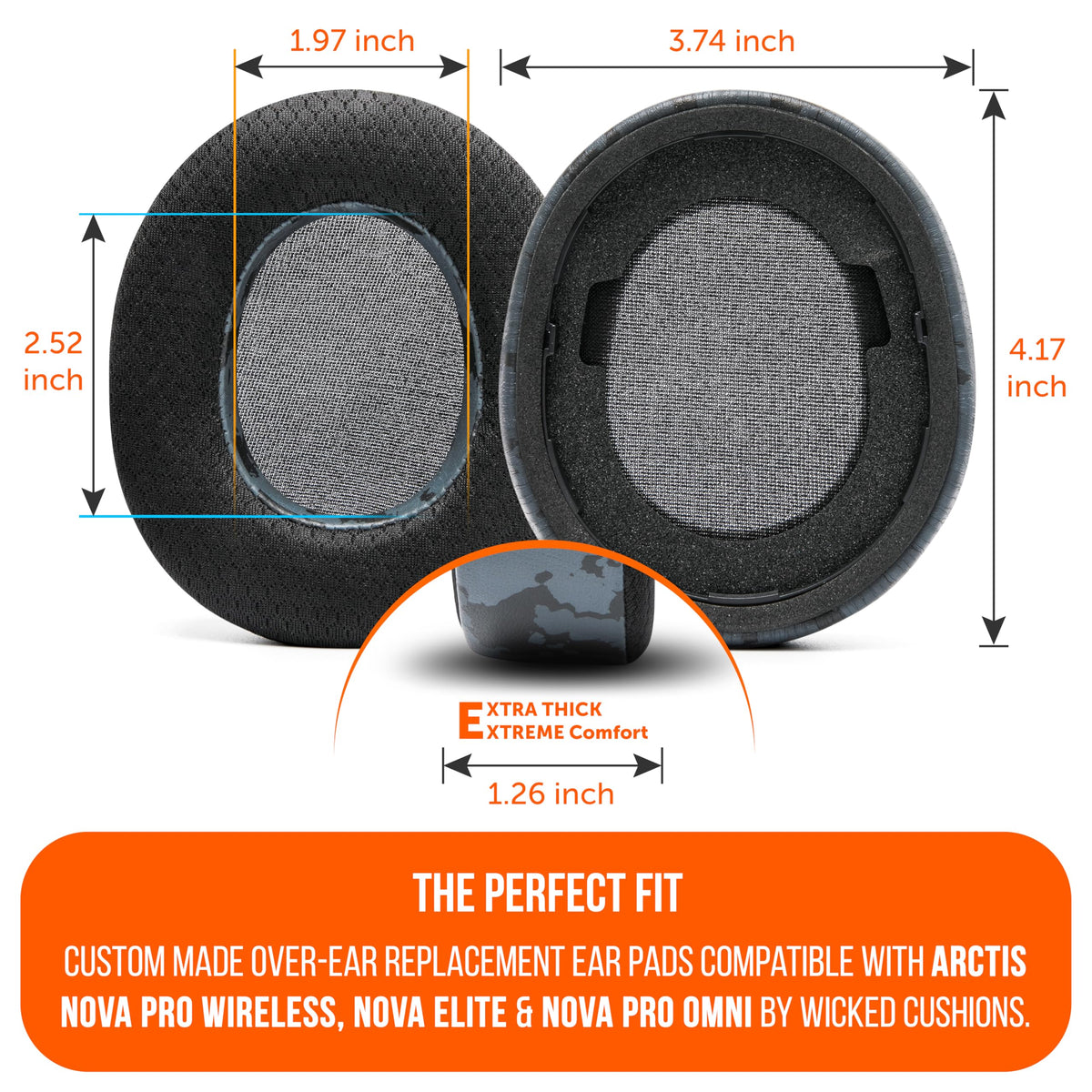 WC installed on Arctis Nova Pro Wireless improving seal and sound