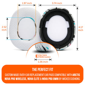 WC Freeze mounted on Arctis Nova Pro Wireless showing restored seal and sound