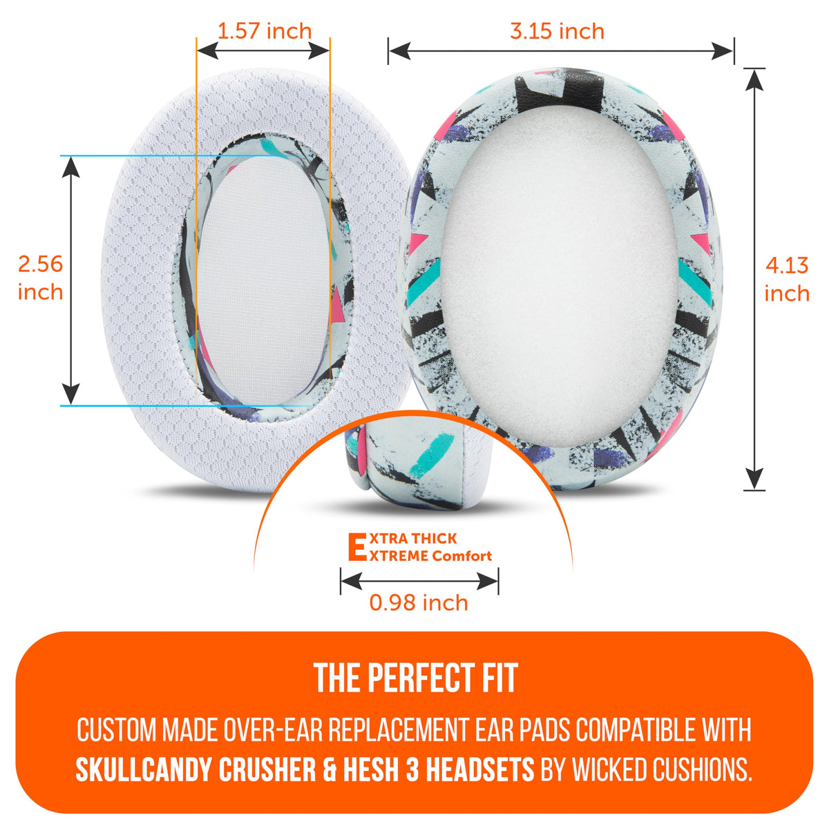 WC FreeZe installed on Skullcandy Crusher highlighting improved seal