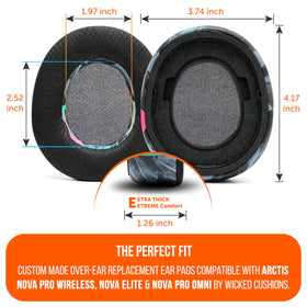 WC Freeze installed on Nova Pro Wireless showcasing exact fit and secure mount