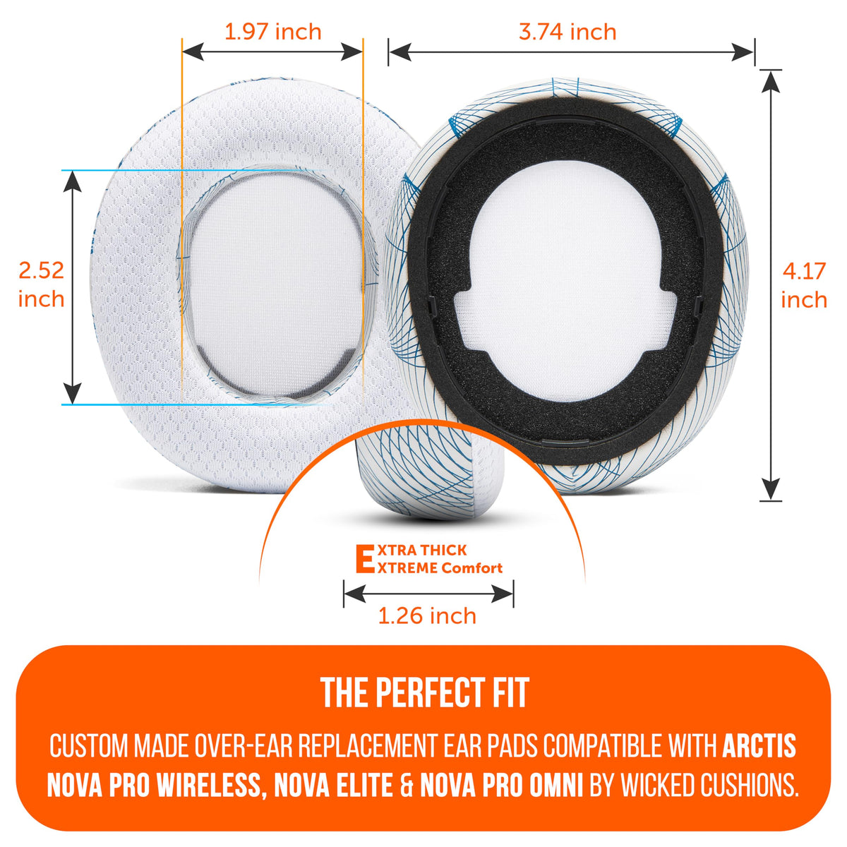 WC label showing compatibility details and clear model-fit benefit