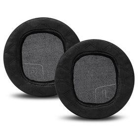 WC FreeZe Maxwell 2 earpad closeup on breathable fabric construction