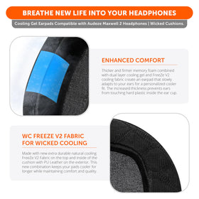 WC FreeZe Maxwell 2 earpad magnetic installation demonstrates tool-free swap