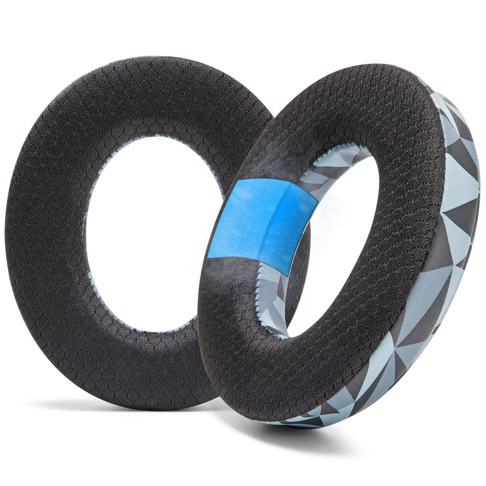 WC FreeZe Momentum 4 earpads with cooling gel on Sennheiser Momentum 4 Wireless—enhanced comfort.