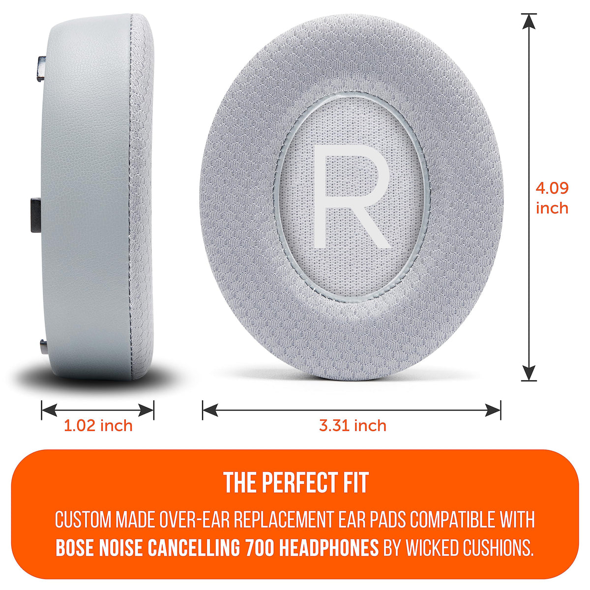 WC foam cross-section highlighting extra-thick foam for longer comfort