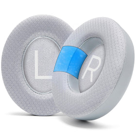 WC cooling gel ear pads front view showing silver finish and improved comfort