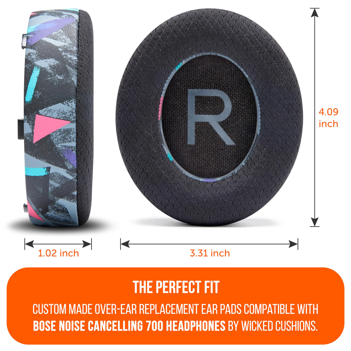 WC side profile comparing thickness for better pressure distribution comfort