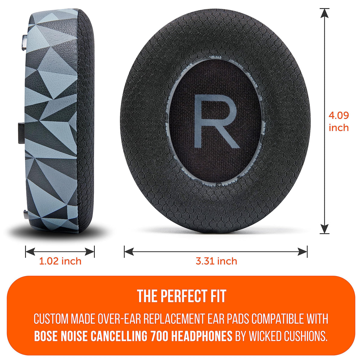 WC foam cross-section showing extra-thick cushion for isolation