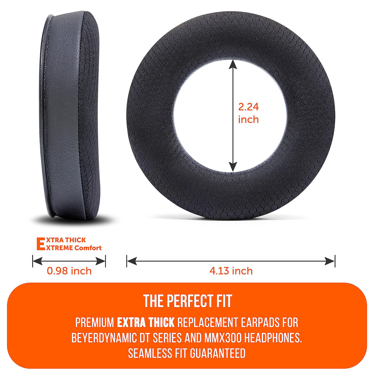 Ear pad demonstrating improved noise isolation for focused listening with WC Freeze.