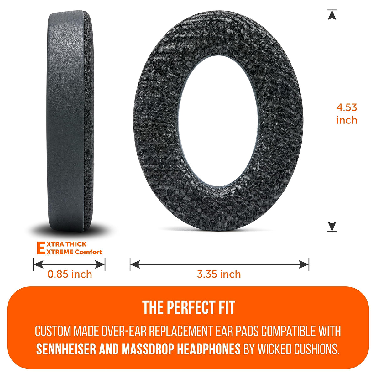 Wide compatibility with Sennheiser and Massdrop headsets.