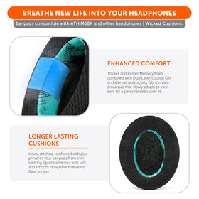 WC FreeZe mounted on headset showing improved comfort during play