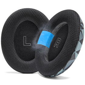 WC FreeZe front view Geo Grey showing full earpad and compatible fit