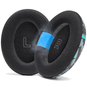 WC cooling earpad front view showing contour and improved comfort