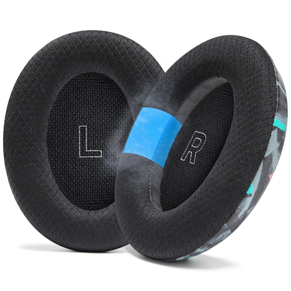 WC cooling earpad front view showing contour and improved comfort